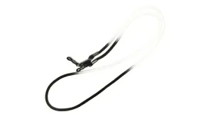 NEON COLOR DYEING GLASS CORD-White / Black