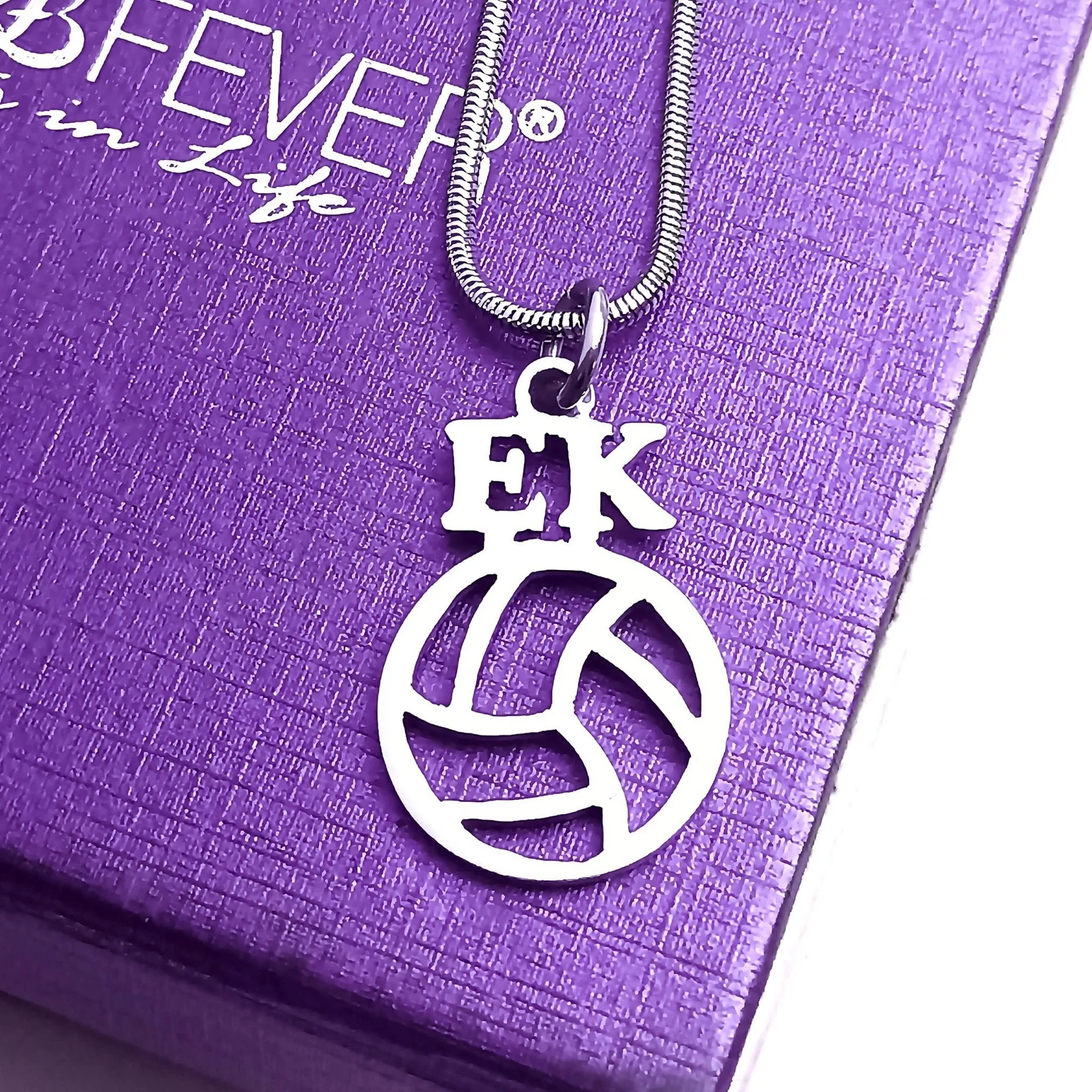 Netball Initial Necklace