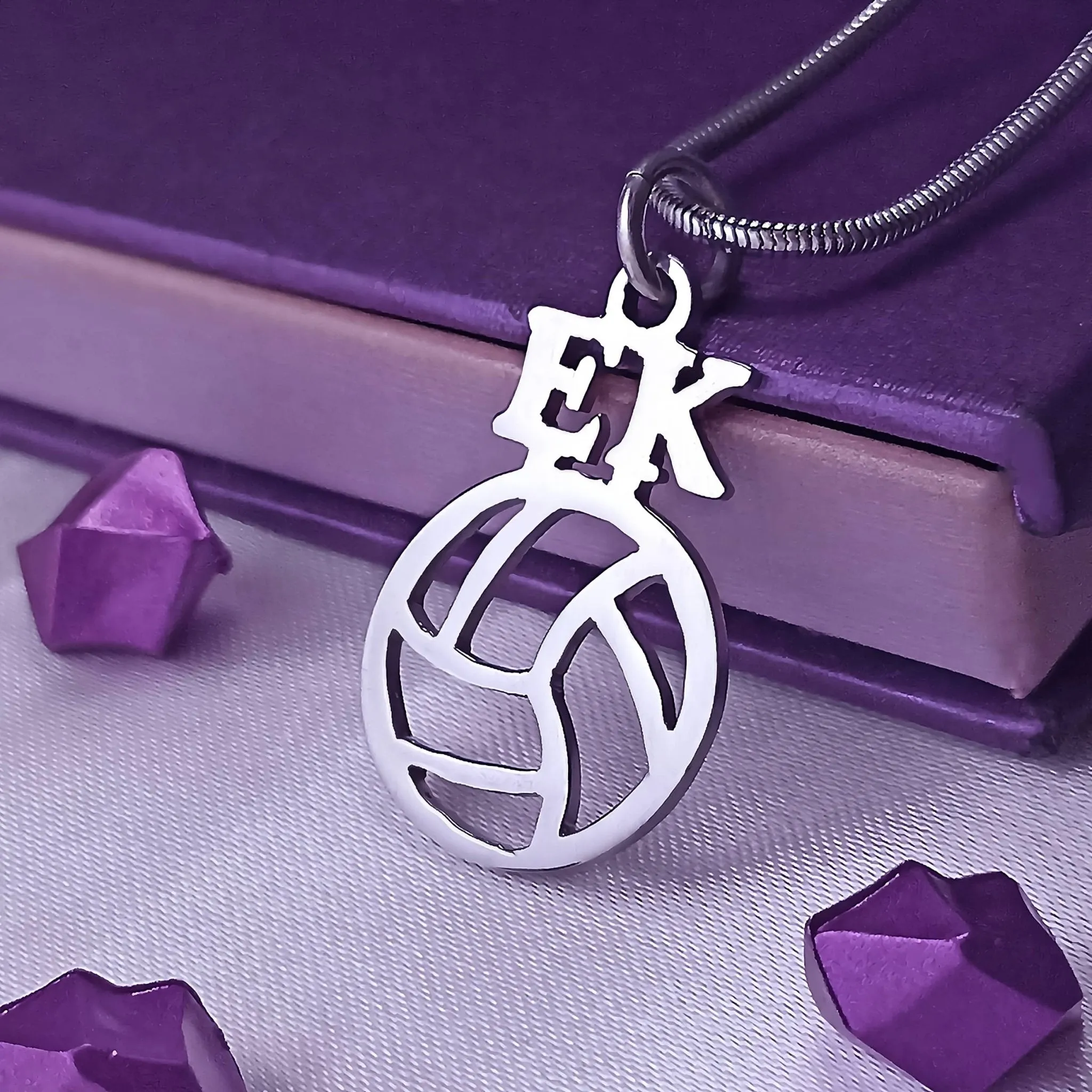 Netball Initial Necklace