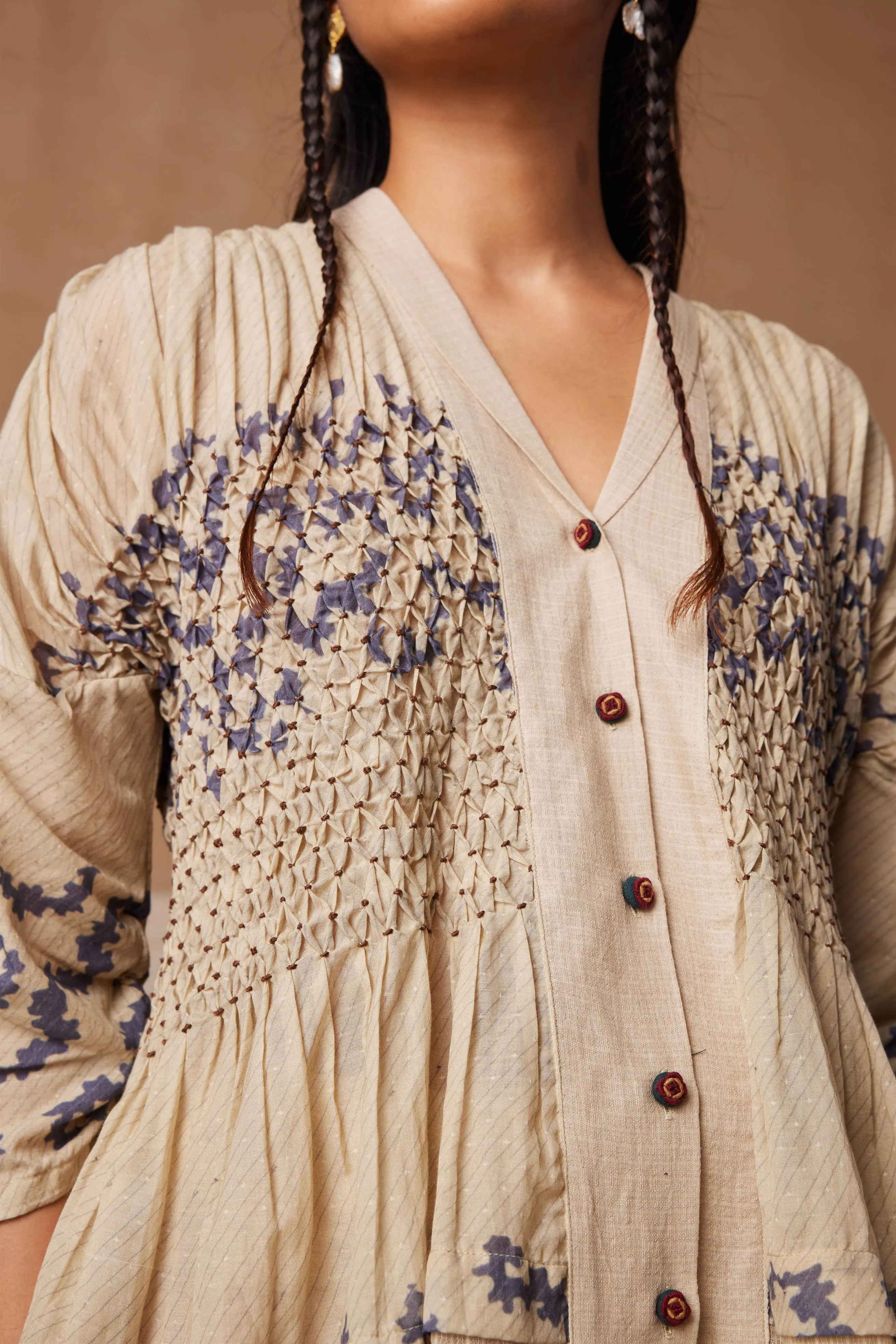 New Season Summer Fall 24-Top Jade Cotton Spiral print-SS24-JADT-SP-Fashion Edit Cord Studio