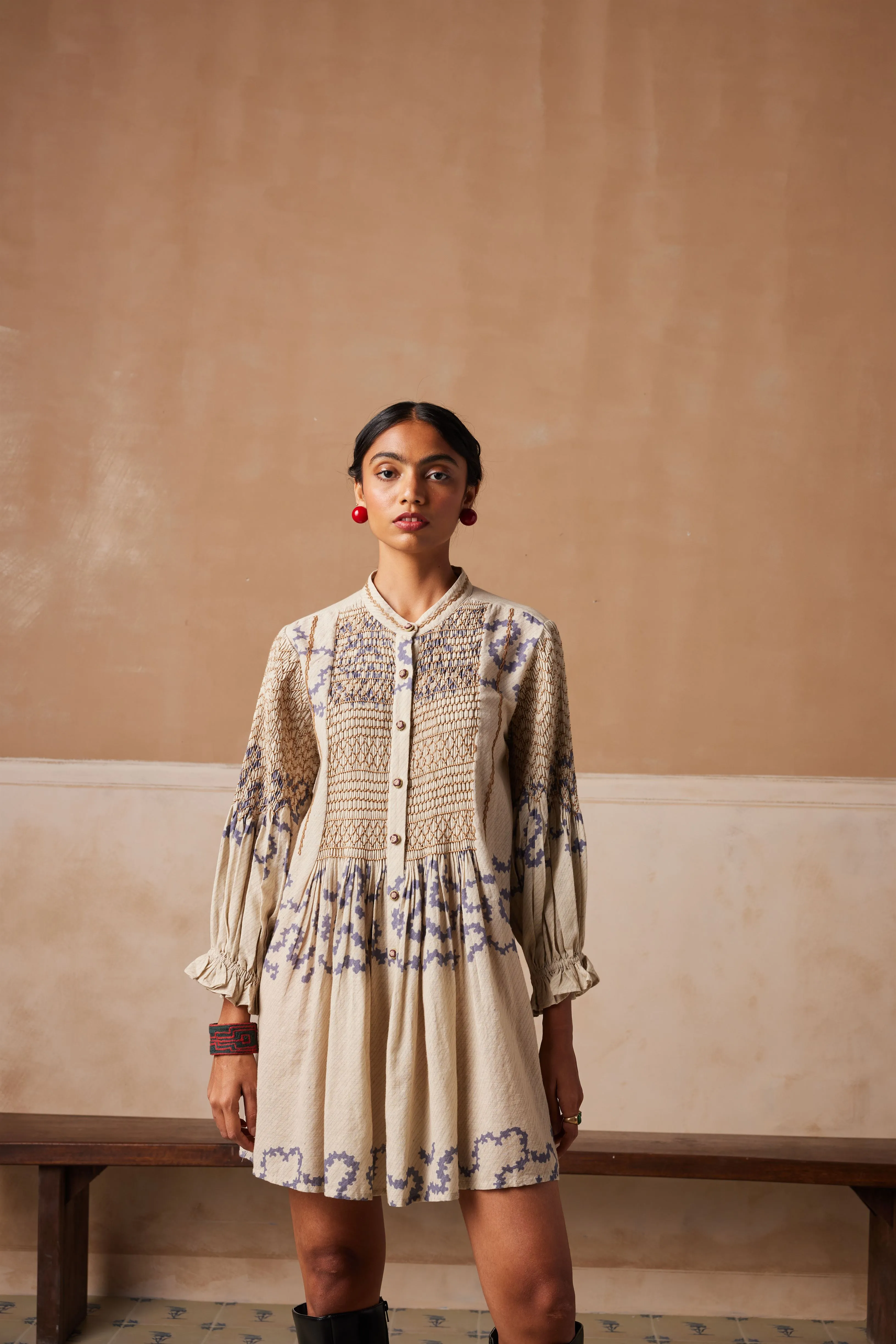 New Season Summer Fall 24-Top Porto Cotton Ivory Spiral-SS24-PRT-IVYS-Fashion Edit Cord Studio