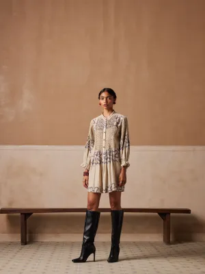 New Season Summer Fall 24-Top Porto Cotton Ivory Spiral-SS24-PRT-IVYS-Fashion Edit Cord Studio