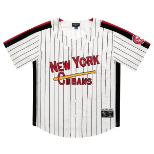 New York Cubans EFF NLB Pinstripe Button Down Jersey