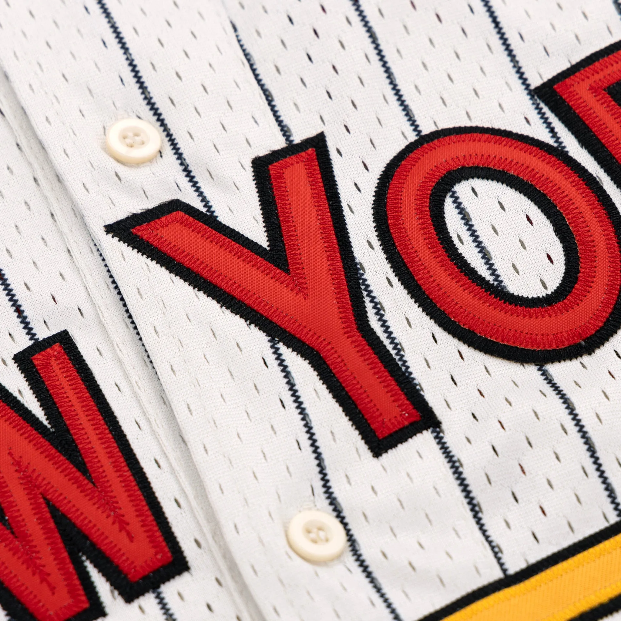 New York Cubans EFF NLB Pinstripe Button Down Jersey