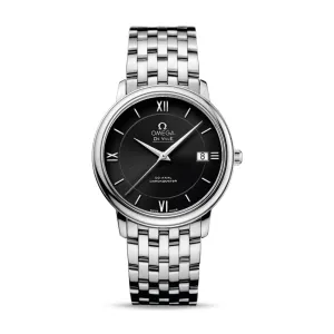 Omega De Ville Prestige Chronometer Watch, 36.8mm Black Dial, 424.10.37.20.01.001