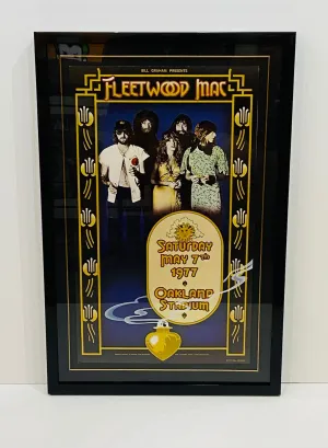 ORIGINAL VINTAGE POSTER FOR BILL GRAHAM PRESENTS FLEETWOOD MAC (1977)