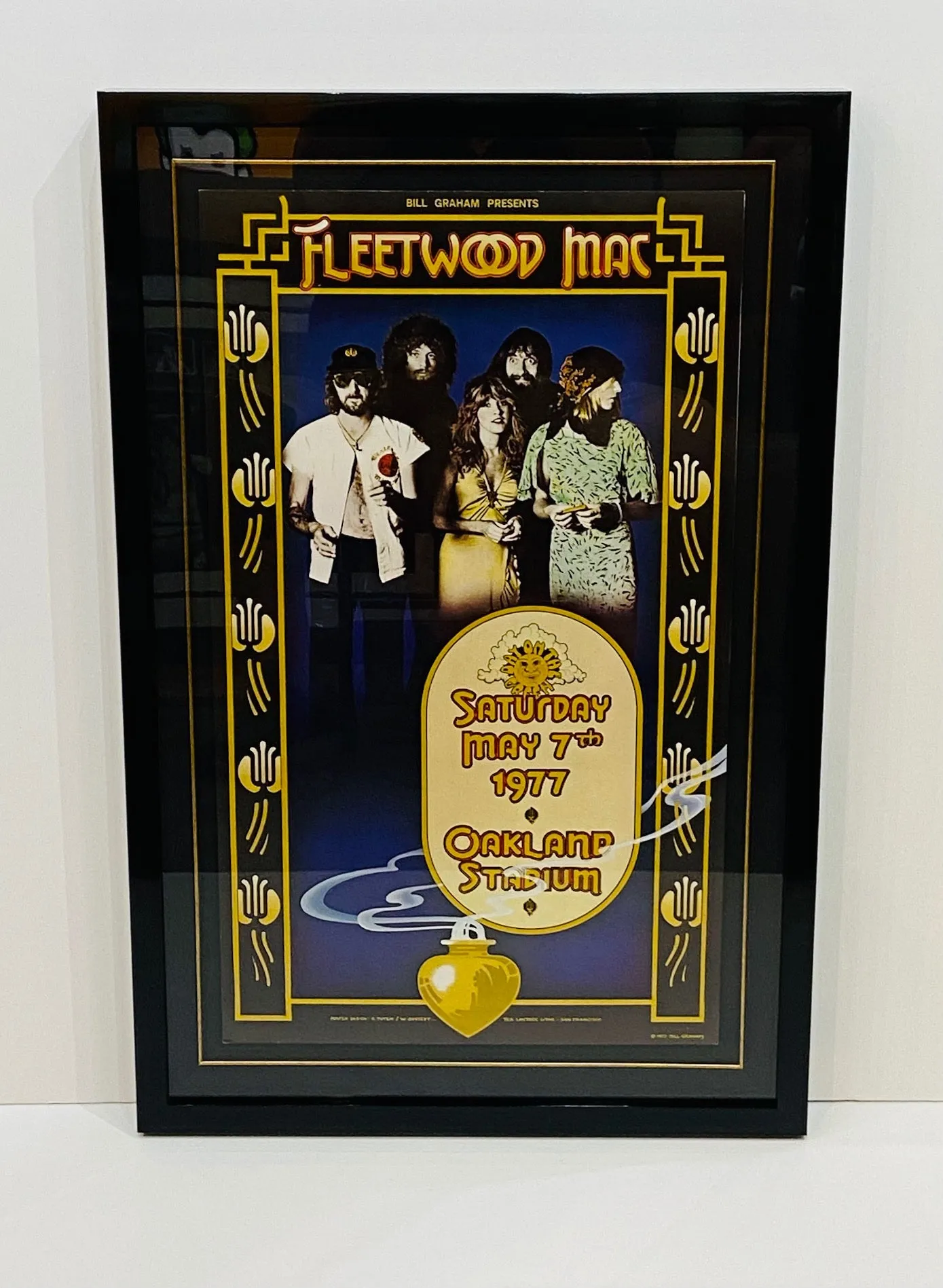 ORIGINAL VINTAGE POSTER FOR BILL GRAHAM PRESENTS FLEETWOOD MAC (1977)