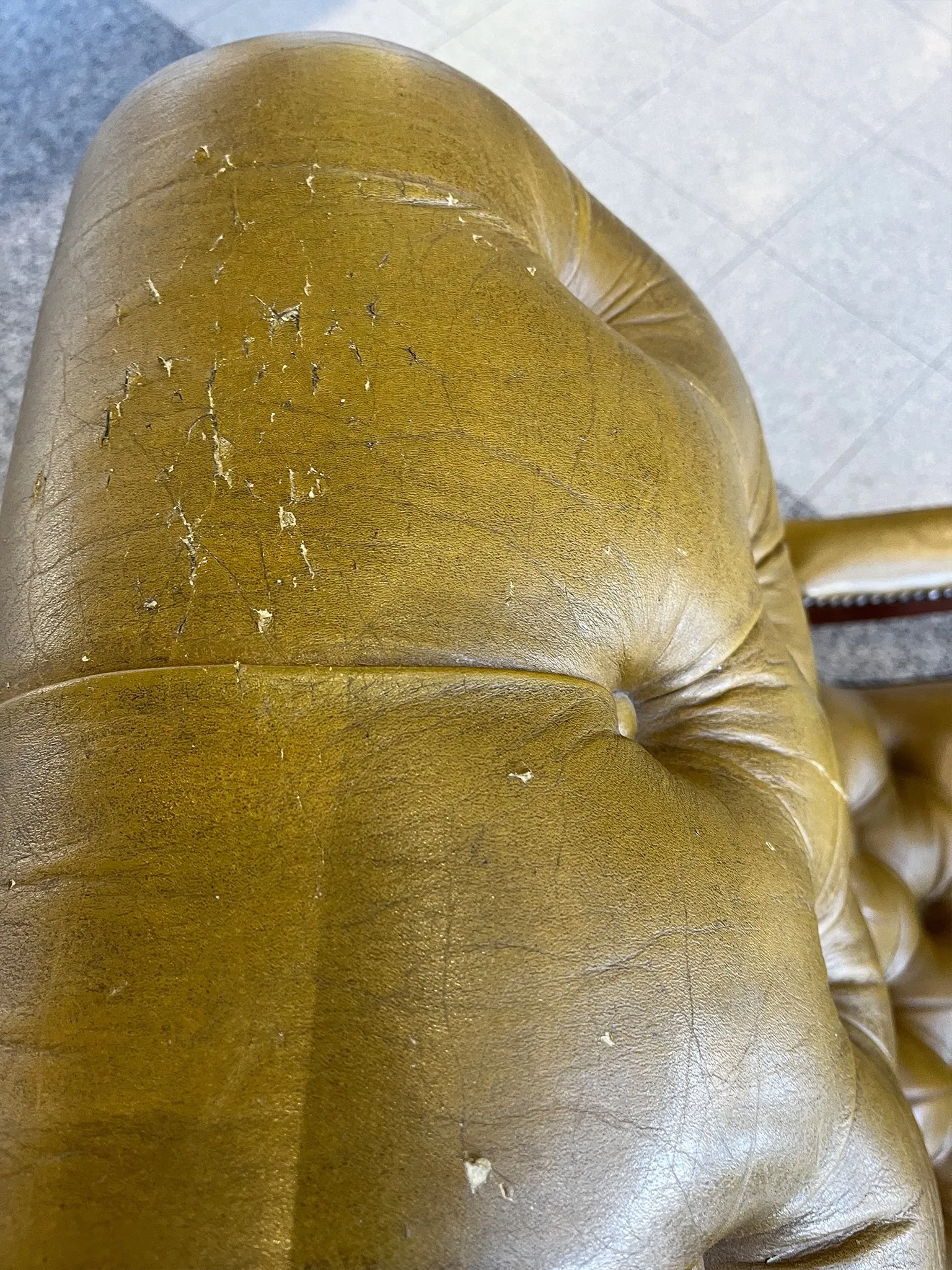 Pair of 20th Century Regency Style Leather & Mahogany Armchairs