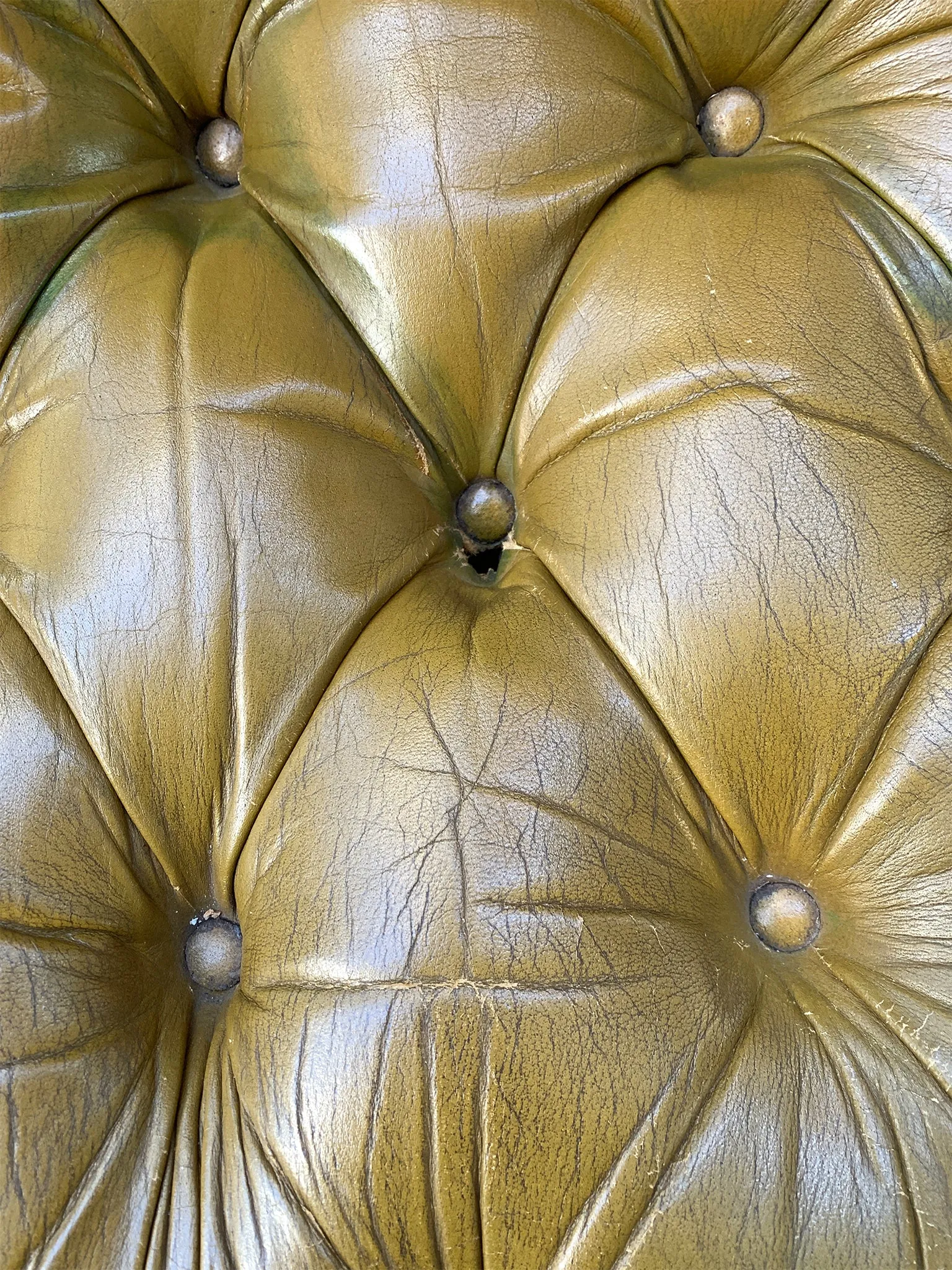 Pair of 20th Century Regency Style Leather & Mahogany Armchairs