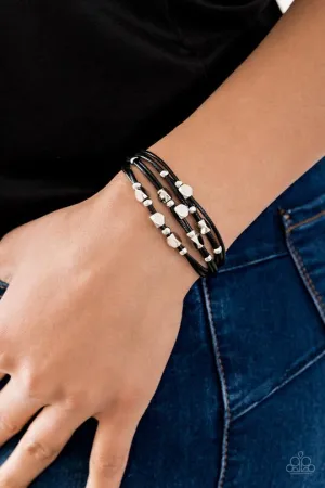 Paparazzi - Cut The Cord - Black Urban Bracelet