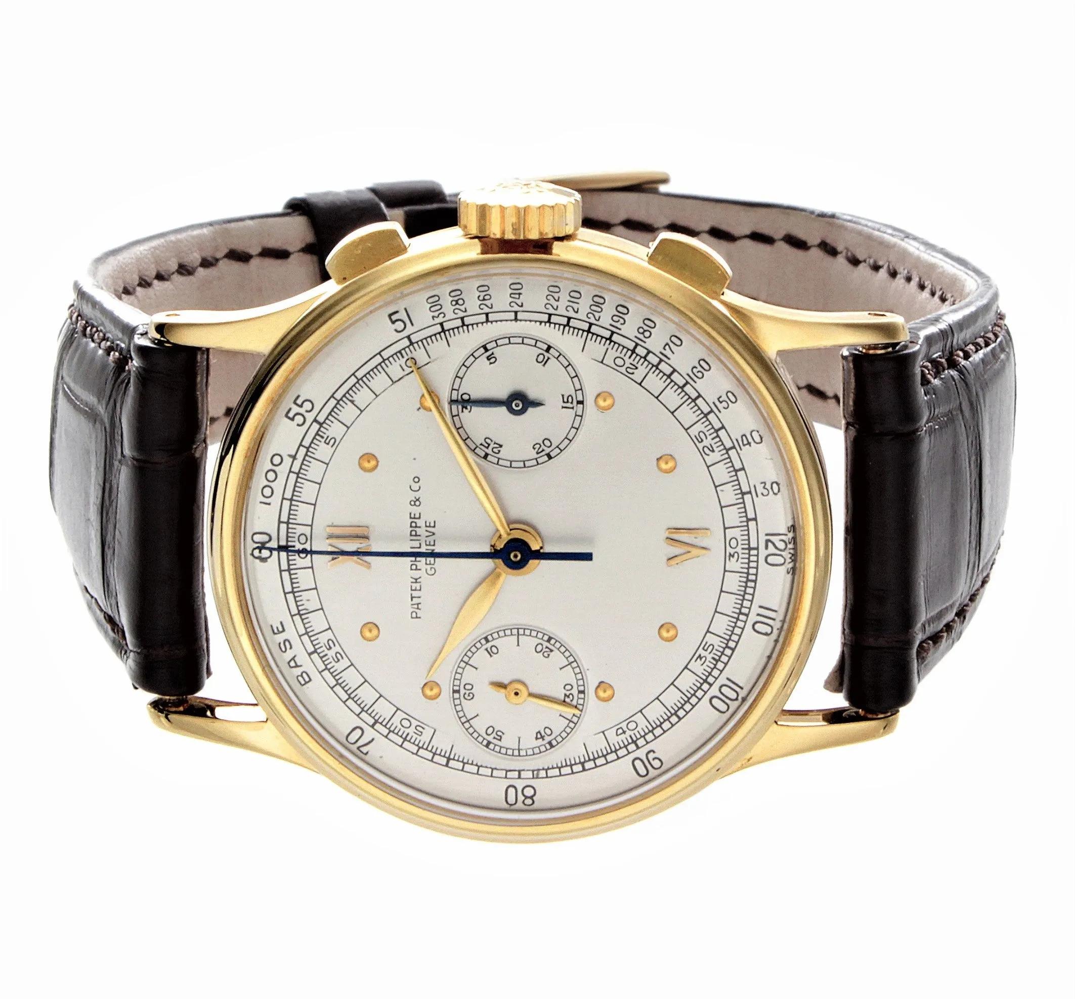 Patek Philippe 130J Vintage Chronograph Watch 33.5 mm Circa 1940