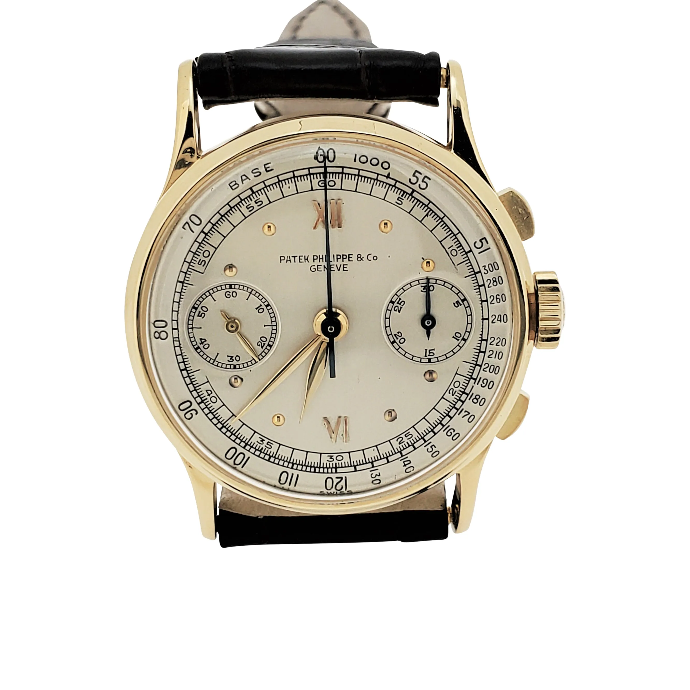 Patek Philippe 130J Vintage Chronograph Watch 33.5 mm Circa 1940