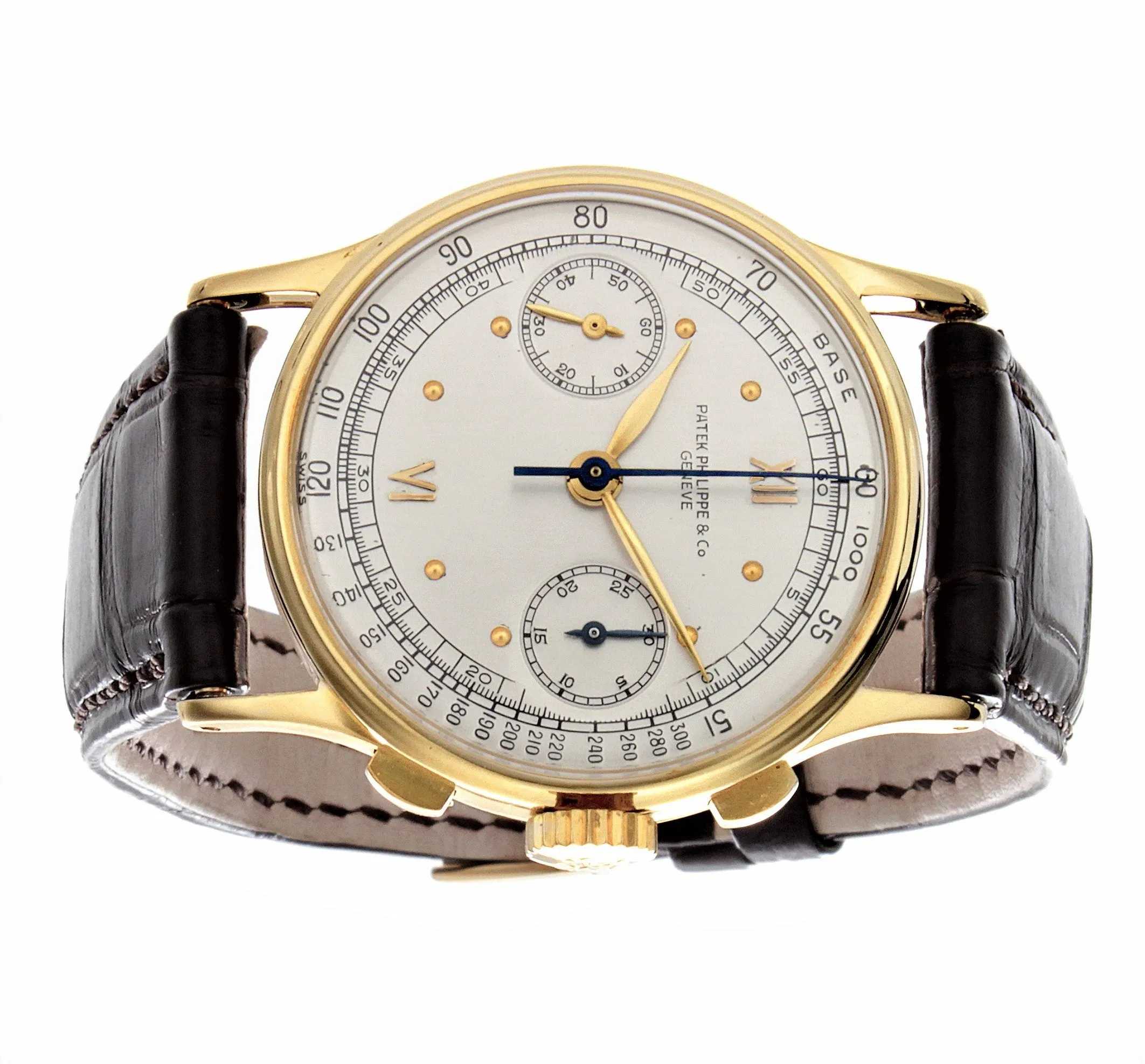 Patek Philippe 130J Vintage Chronograph Watch 33.5 mm Circa 1940