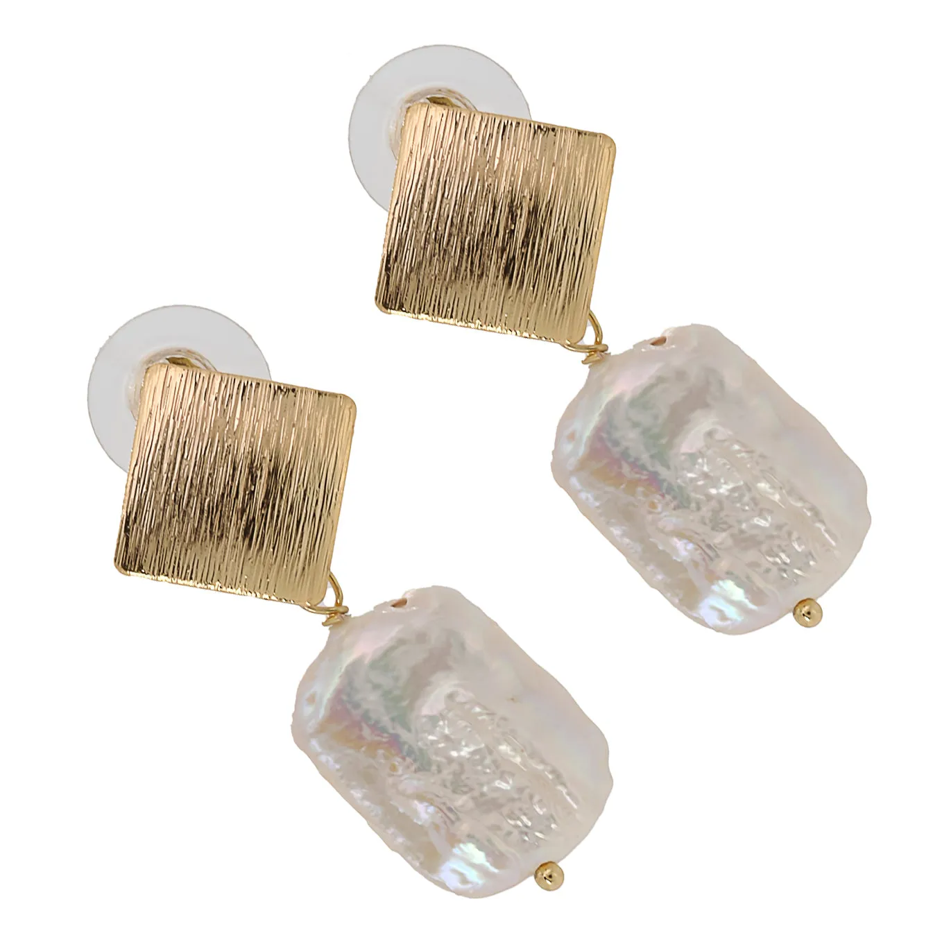 Pearl & Gold Cleopatra Earrings