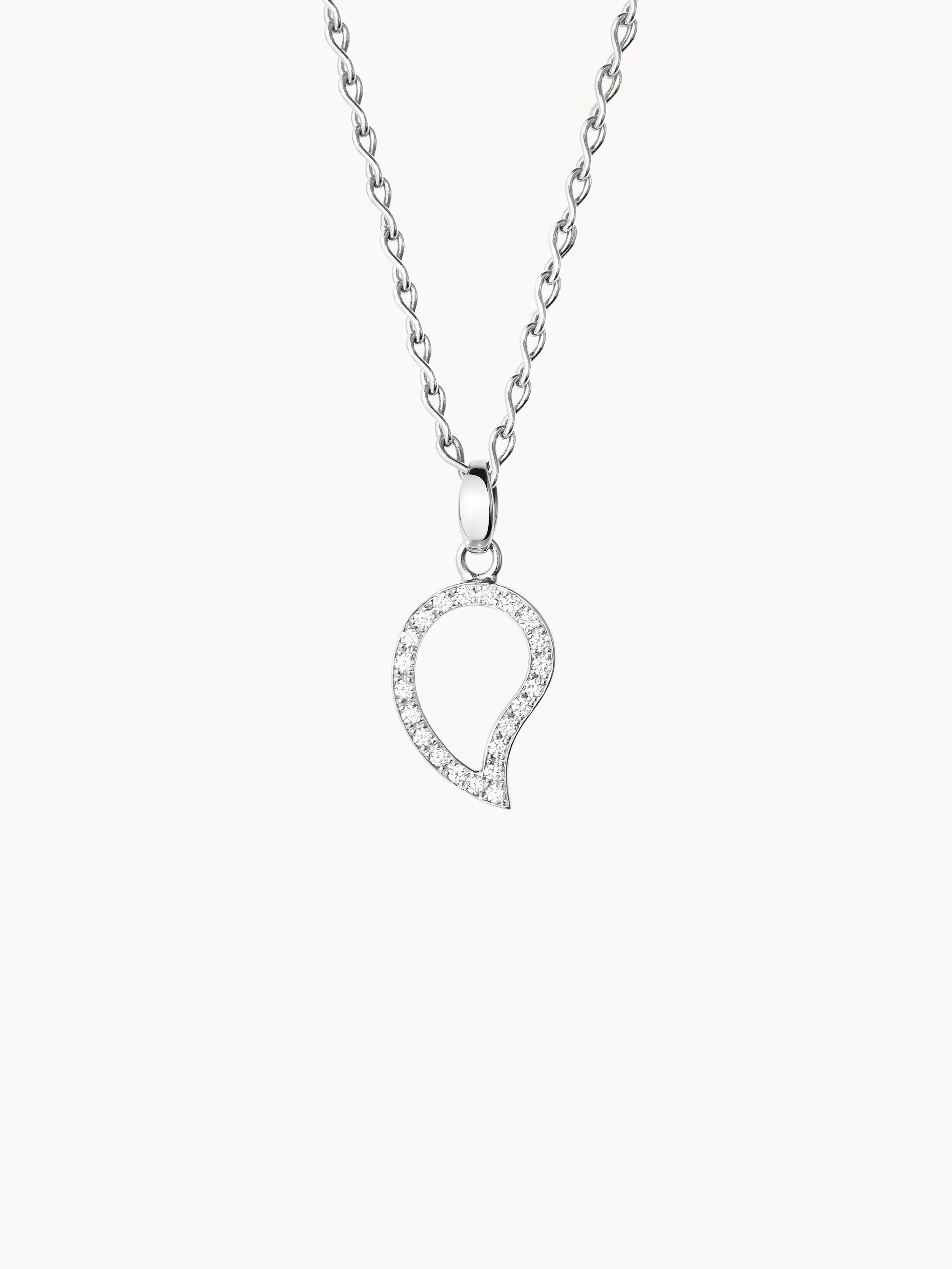 Pendant SIGNATURE small Diamond Pavé with Diamond Pavé