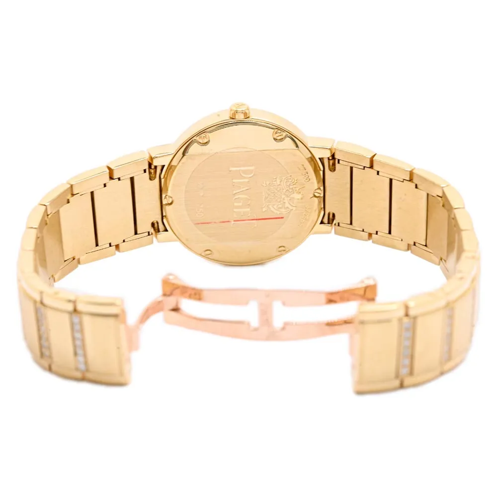 Piaget Men's Polo Yellow Gold 28mm White Dial Watch Reference #: 27500