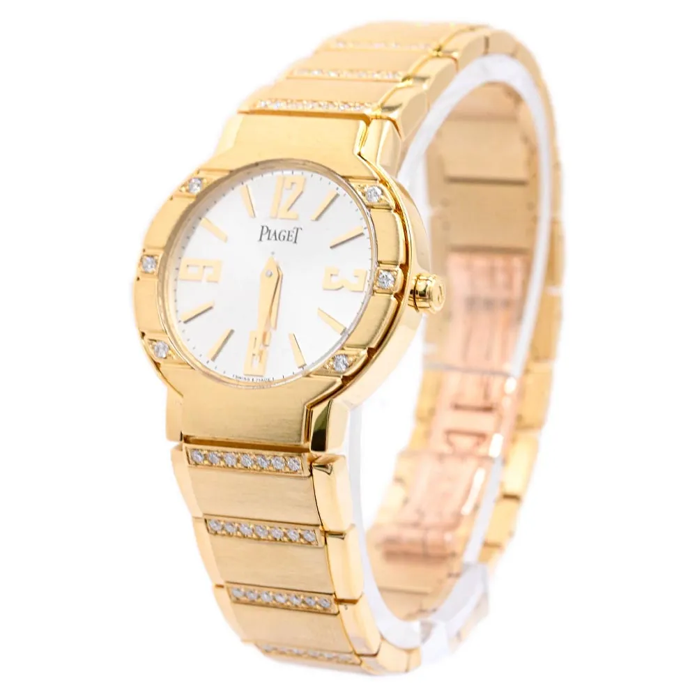 Piaget Men's Polo Yellow Gold 28mm White Dial Watch Reference #: 27500