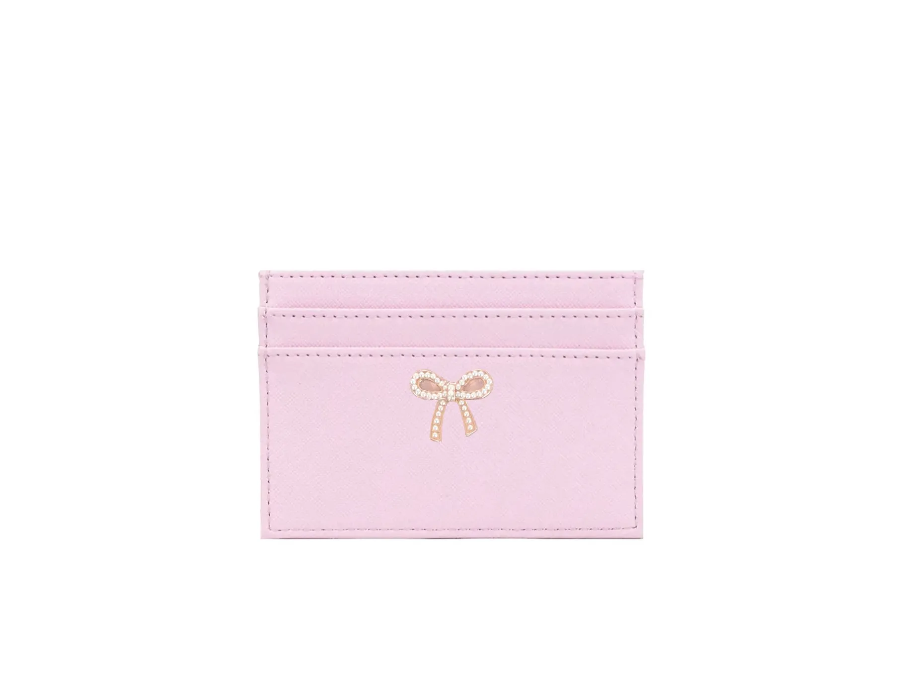 PINK BOW CARD HOLDER