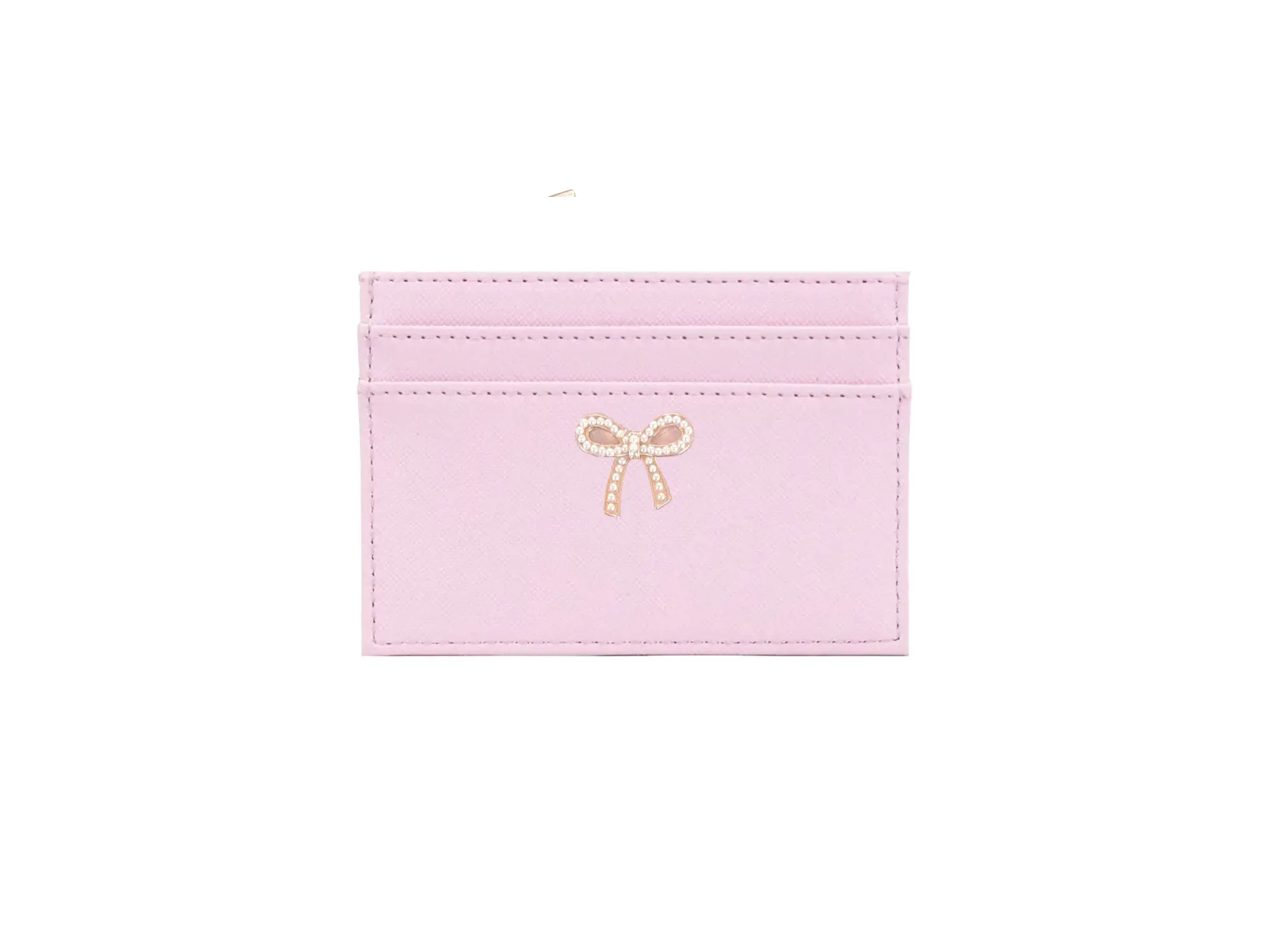 PINK BOW CARD HOLDER