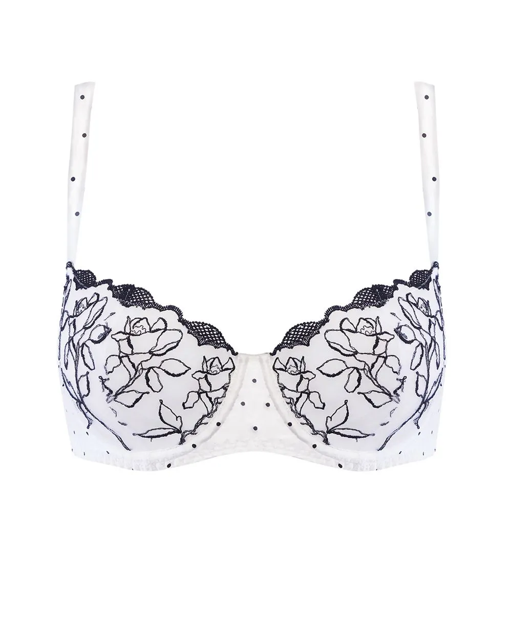Polka Balcony Bra