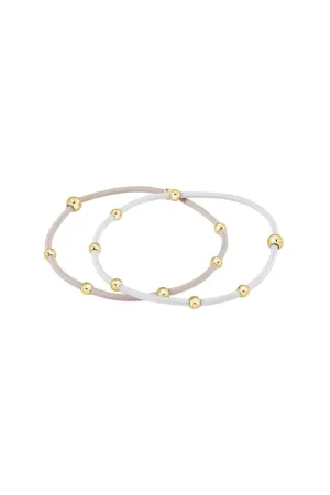 "E"ssentials Dove Hair Tie Set