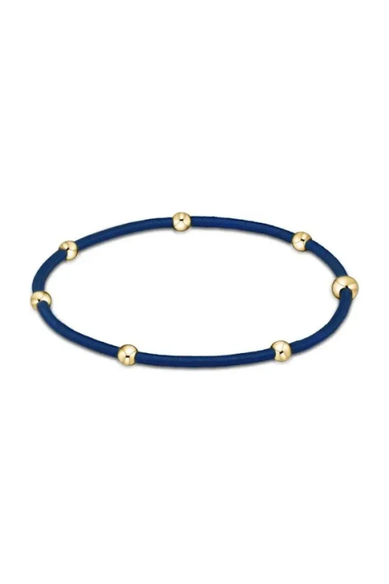 "E"ssentials Navy Hair Tie