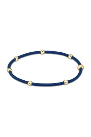 "E"ssentials Navy Hair Tie