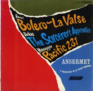 Ravel / Honnegger / Dukas - Works by Ravel, Honegger and Dukas / Ansermet - Nearly White Hot Stamper (With Issues)