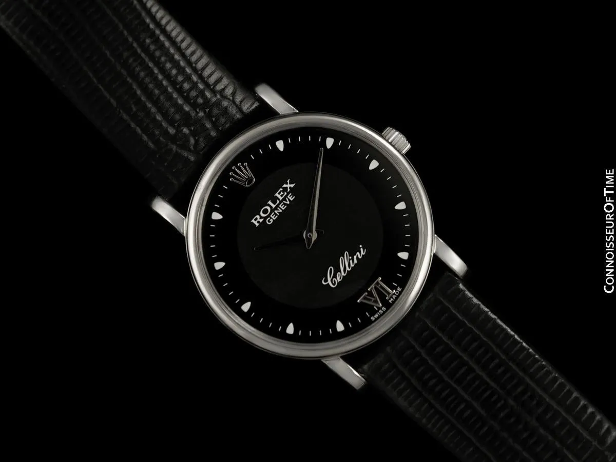 Rolex Cellini Vintage Mens Handwound Ref. 5115 Watch, A Serial - 18K White Gold
