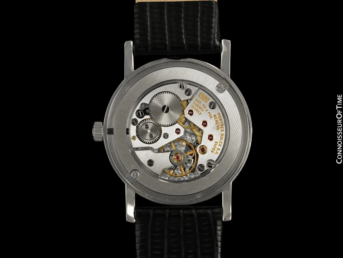 Rolex Cellini Vintage Mens Handwound Ref. 5115 Watch, A Serial - 18K White Gold