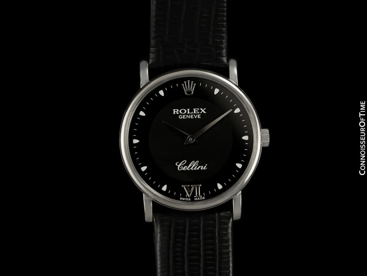 Rolex Cellini Vintage Mens Handwound Ref. 5115 Watch, A Serial - 18K White Gold