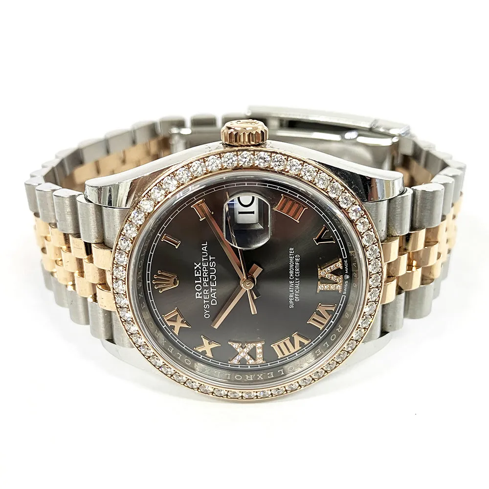 Rolex Datejust 126281RBR Slate Diamond Dial