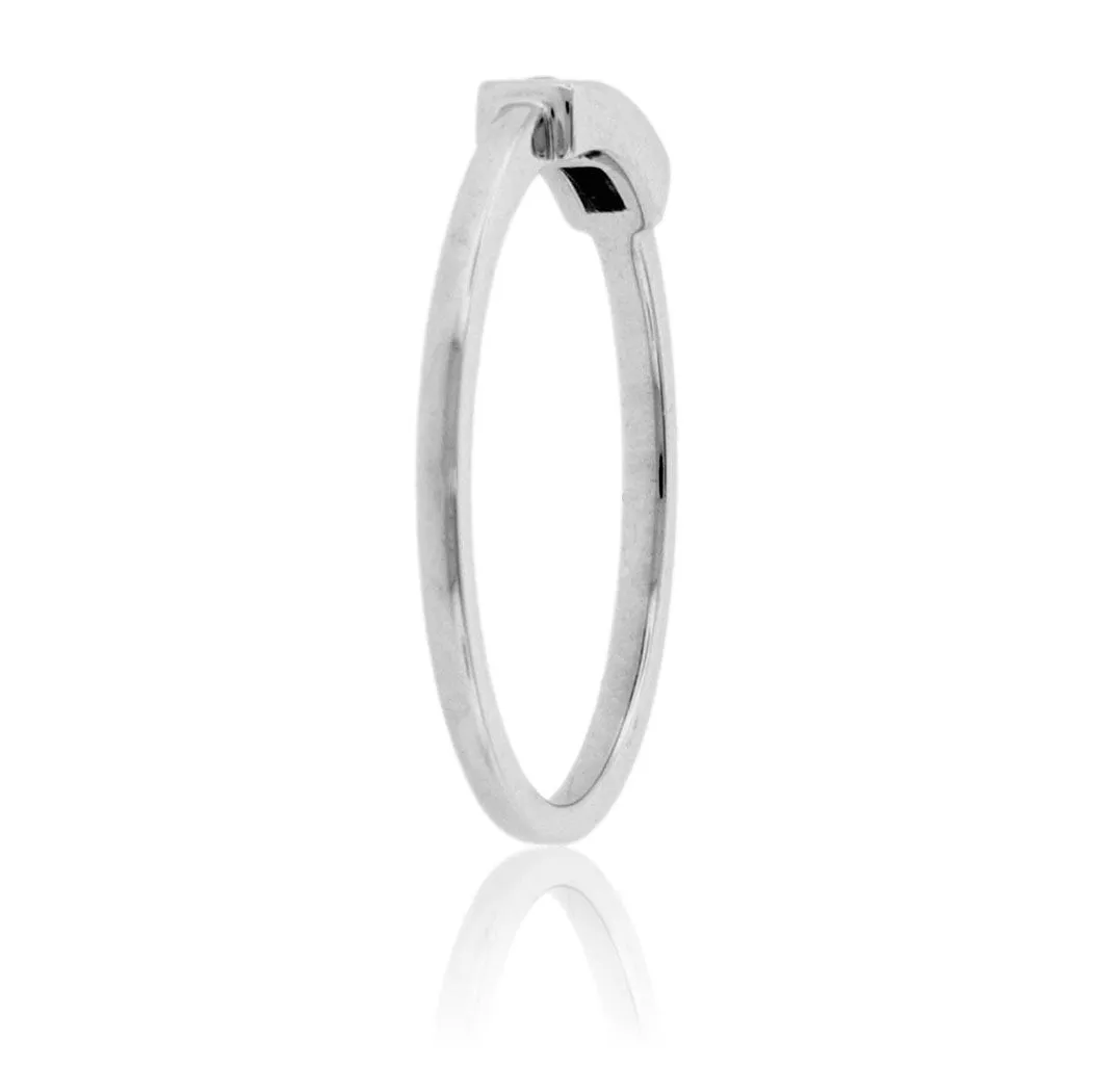 Sapphire & Diamond Channel Set Ring