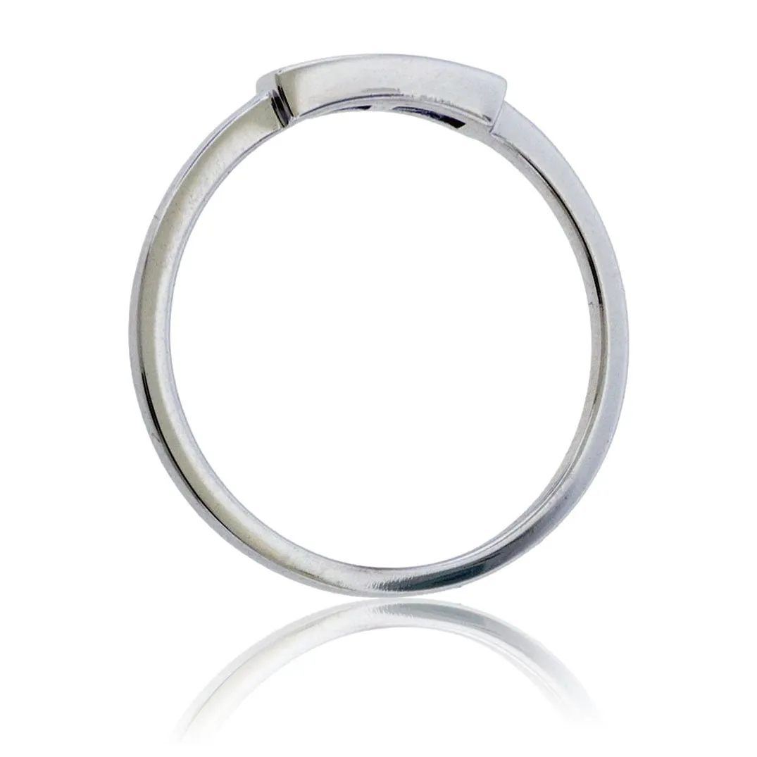 Sapphire & Diamond Channel Set Ring