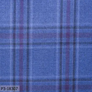 Sapphire Blue With Dark Check Pant