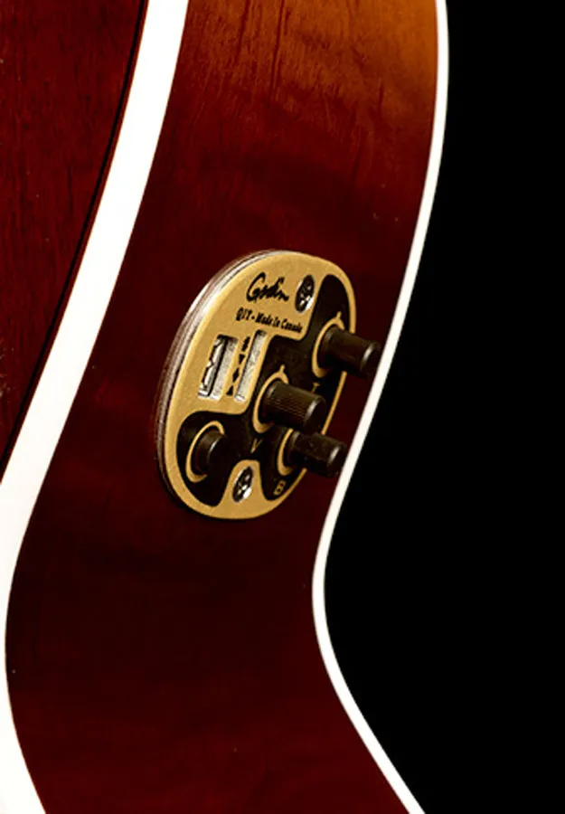 Seagull 041824 / 051977 Performer CW CH Burnt Umber QIT Cutaway Acoustic Electric Guitar with Carrying Bag MADE In CANADA