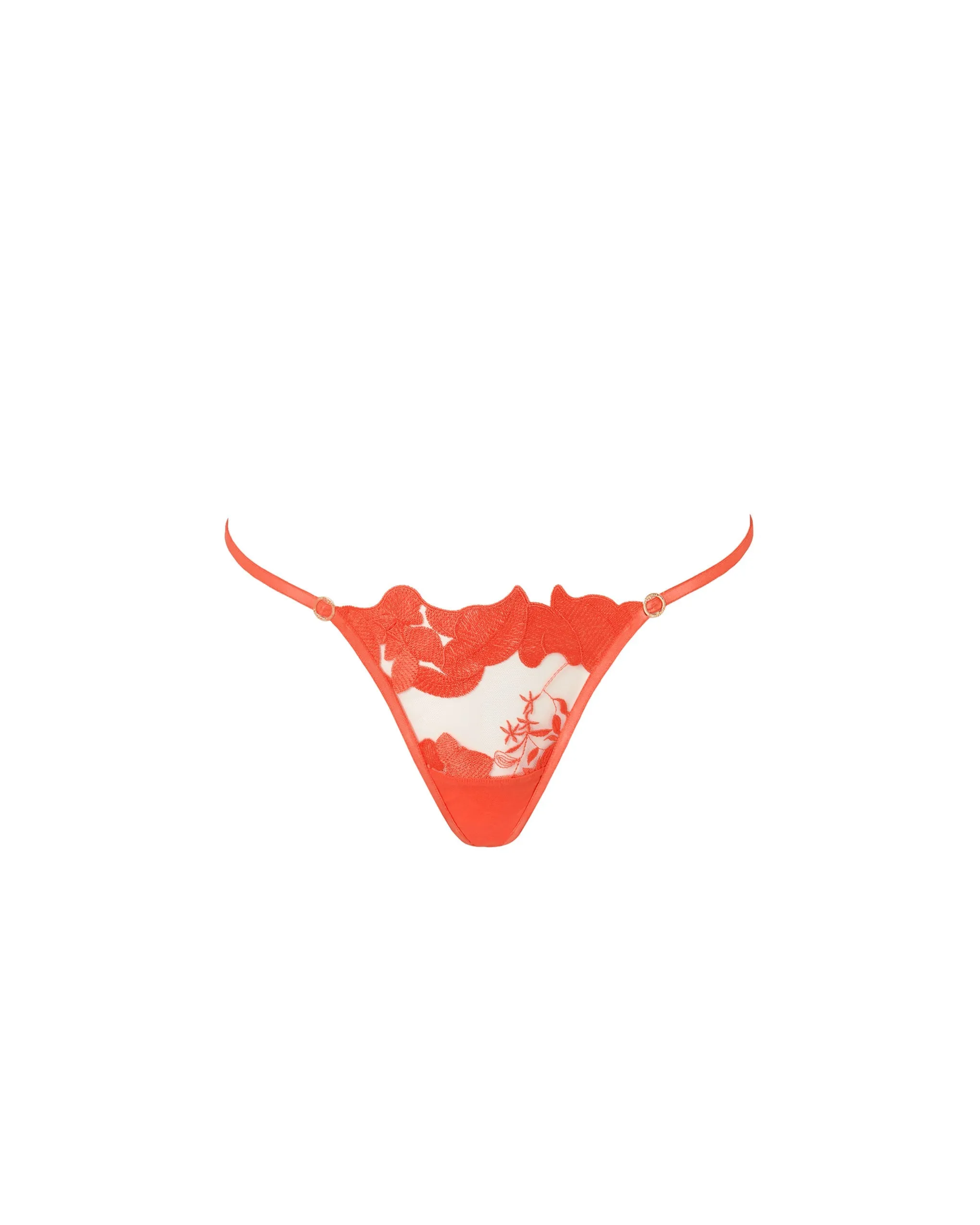 Serenity Thong Hot Coral/Sheer