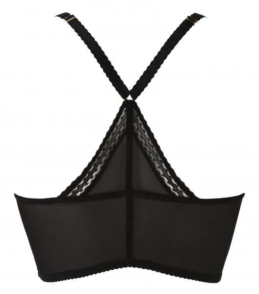 Sheer Seduction Bralet - Black -