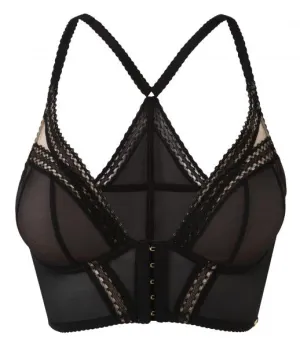 Sheer Seduction Bralet - Black -