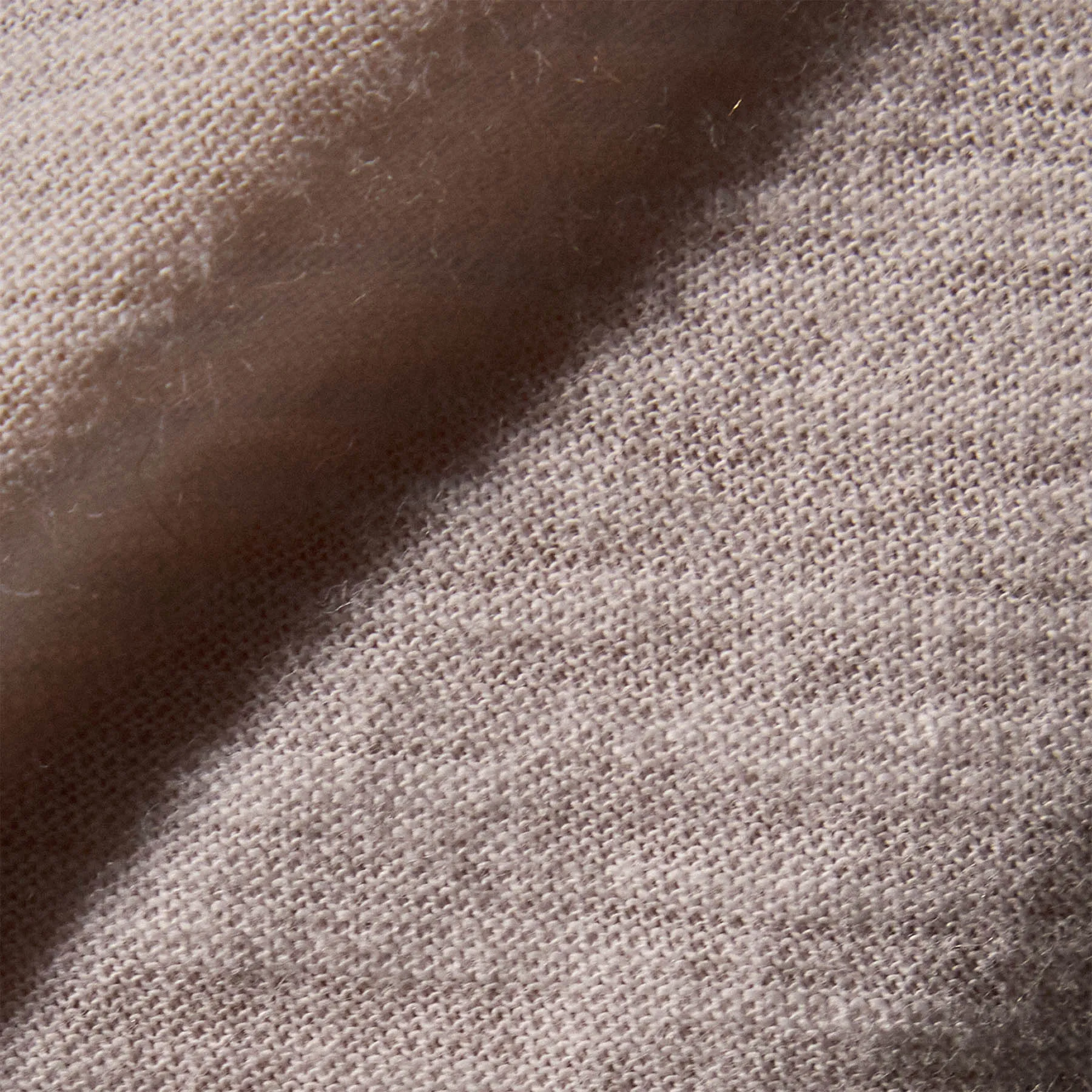 Sheer Slub Casual V Neck - Light Mist