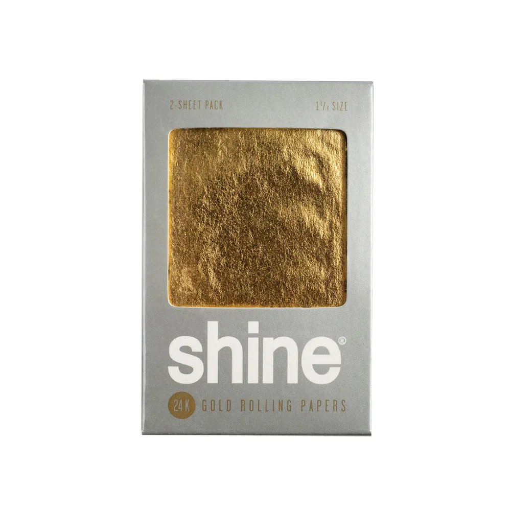 Shine 24K Gold Rolling Papers - 2-Sheet Pack