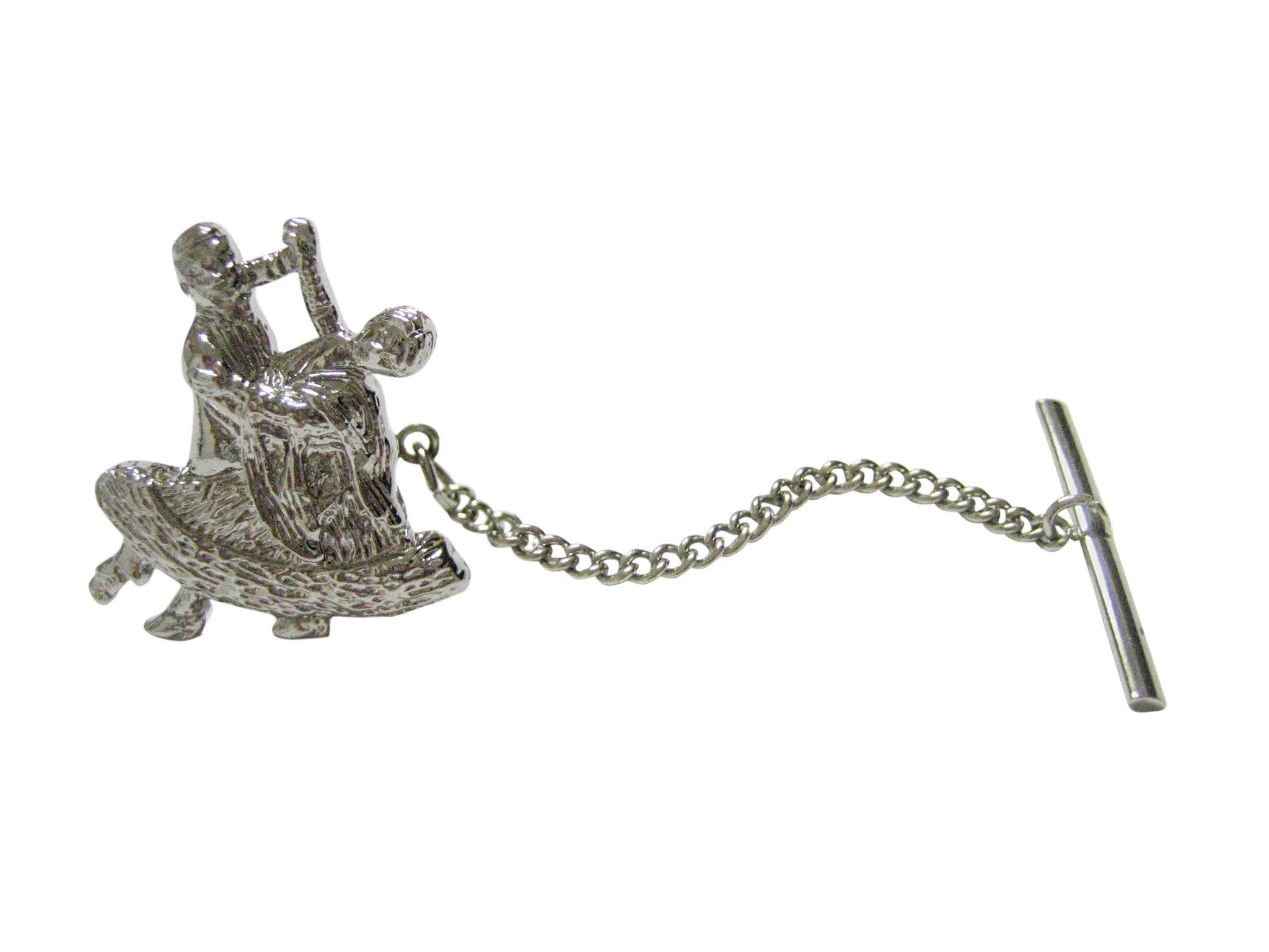 Silver Toned Ballroom Dancing Tie Tack