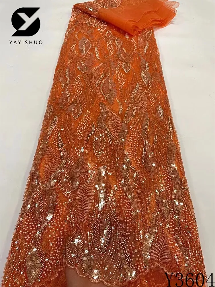 SJD LACE 2021Skin Friendly Classic African Eembroidery Guipure Cord with Stones Fabric Nigerian Celebration lace For Party A2547