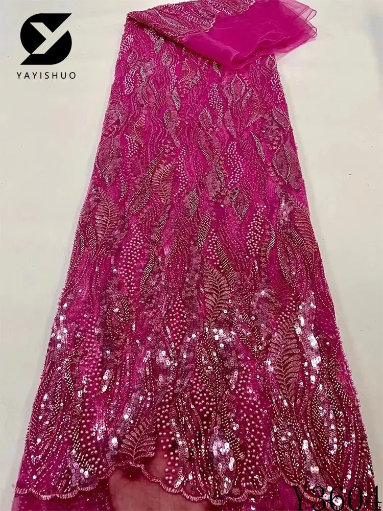 SJD LACE 2021Skin Friendly Classic African Eembroidery Guipure Cord with Stones Fabric Nigerian Celebration lace For Party A2547