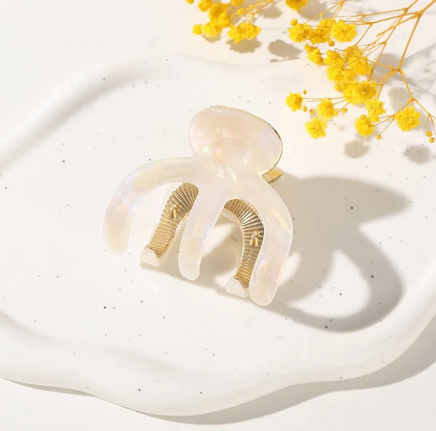 Small Octopus Metal Claw Clip