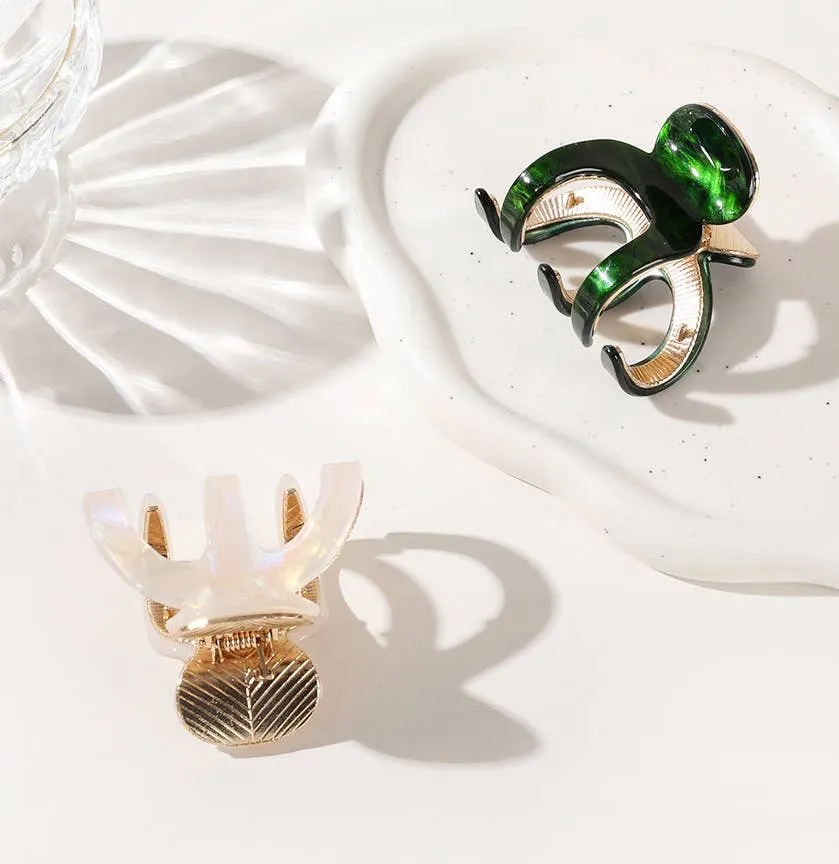 Small Octopus Metal Claw Clip