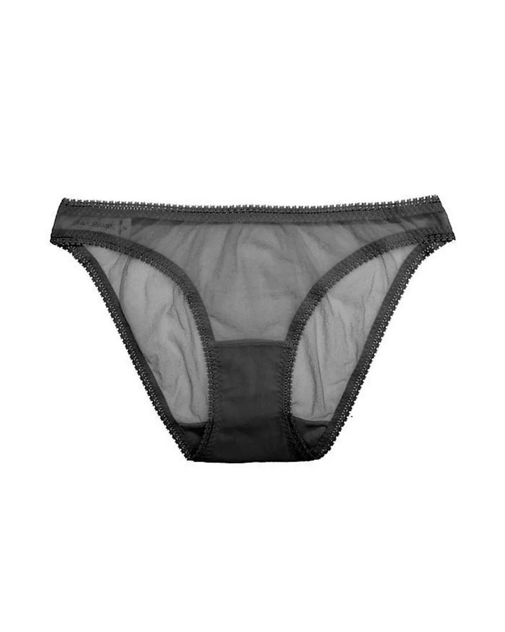 Solid Mesh Hip Bikini