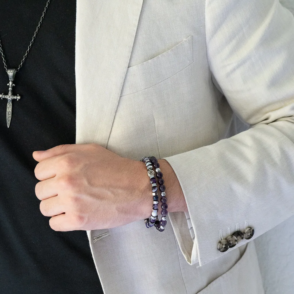 Spiritual Calming Amethyst Bracelet