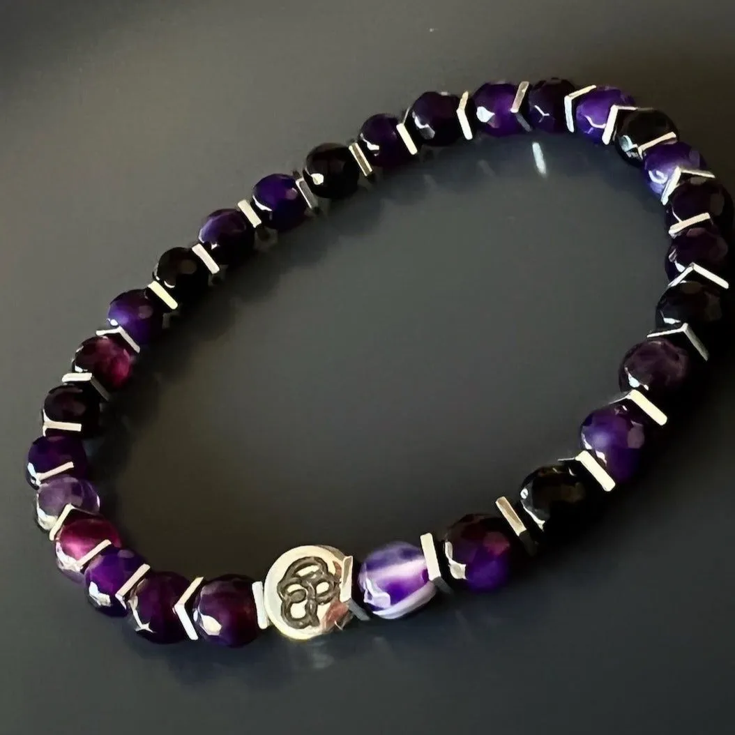 Spiritual Calming Amethyst Bracelet
