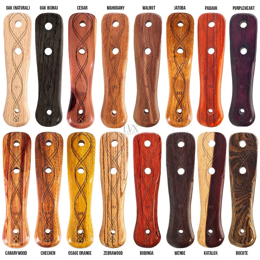 Split & Stitched Leather Tawse Paddle